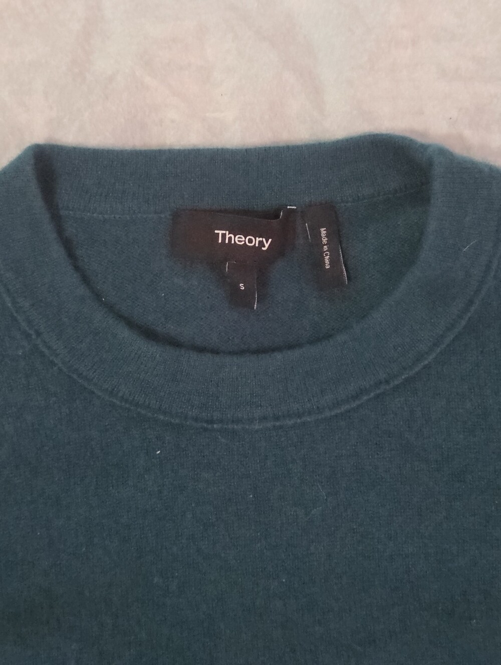 Theory Teal $325 Cashmere Kaylenna Sweater Size S - Picture 4 of 8